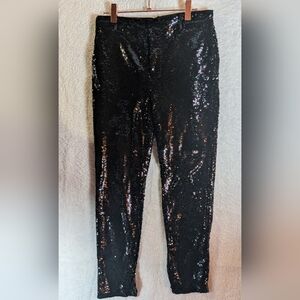 193-Nwot Zara Black Sequin Pants